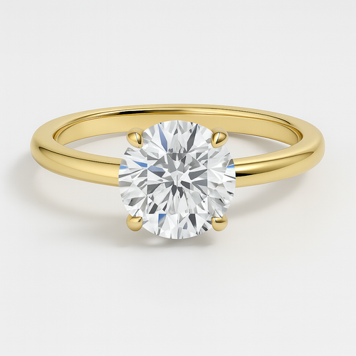 GAIA | Anillo solitario brillante