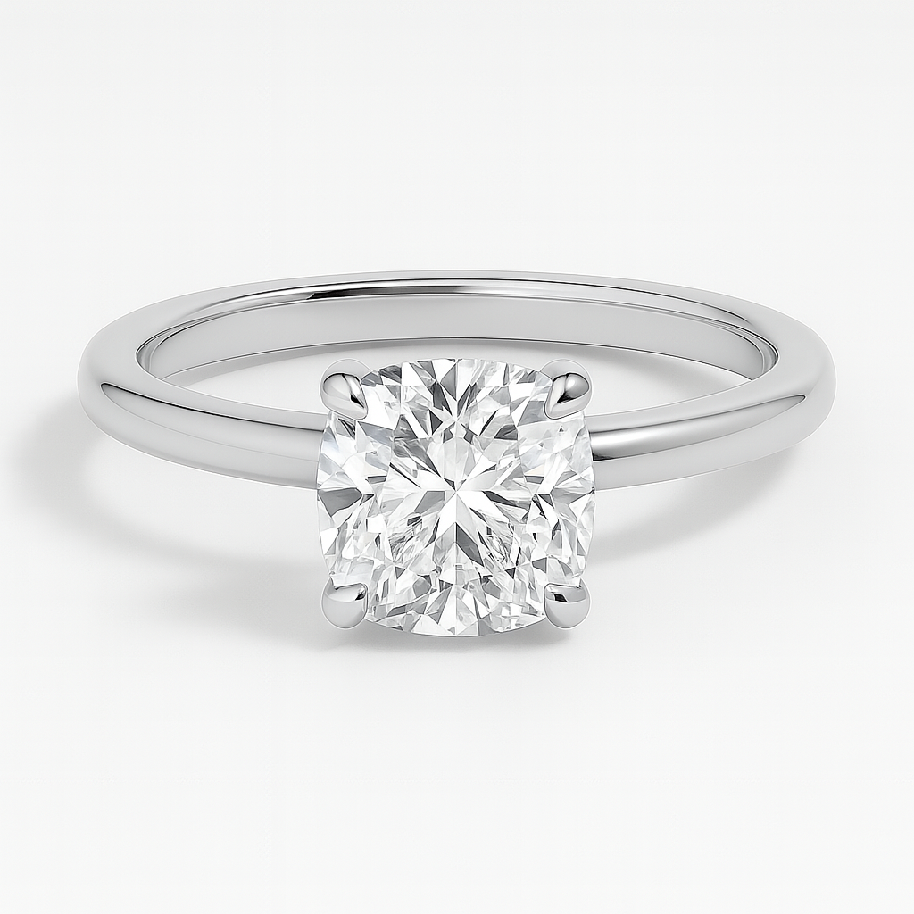 GAIA | Anillo solitario cojín