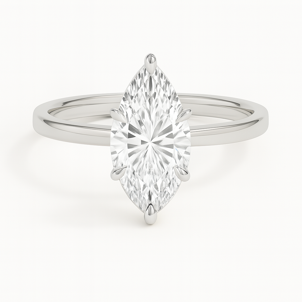 GAIA | Anillo solitario marquesa