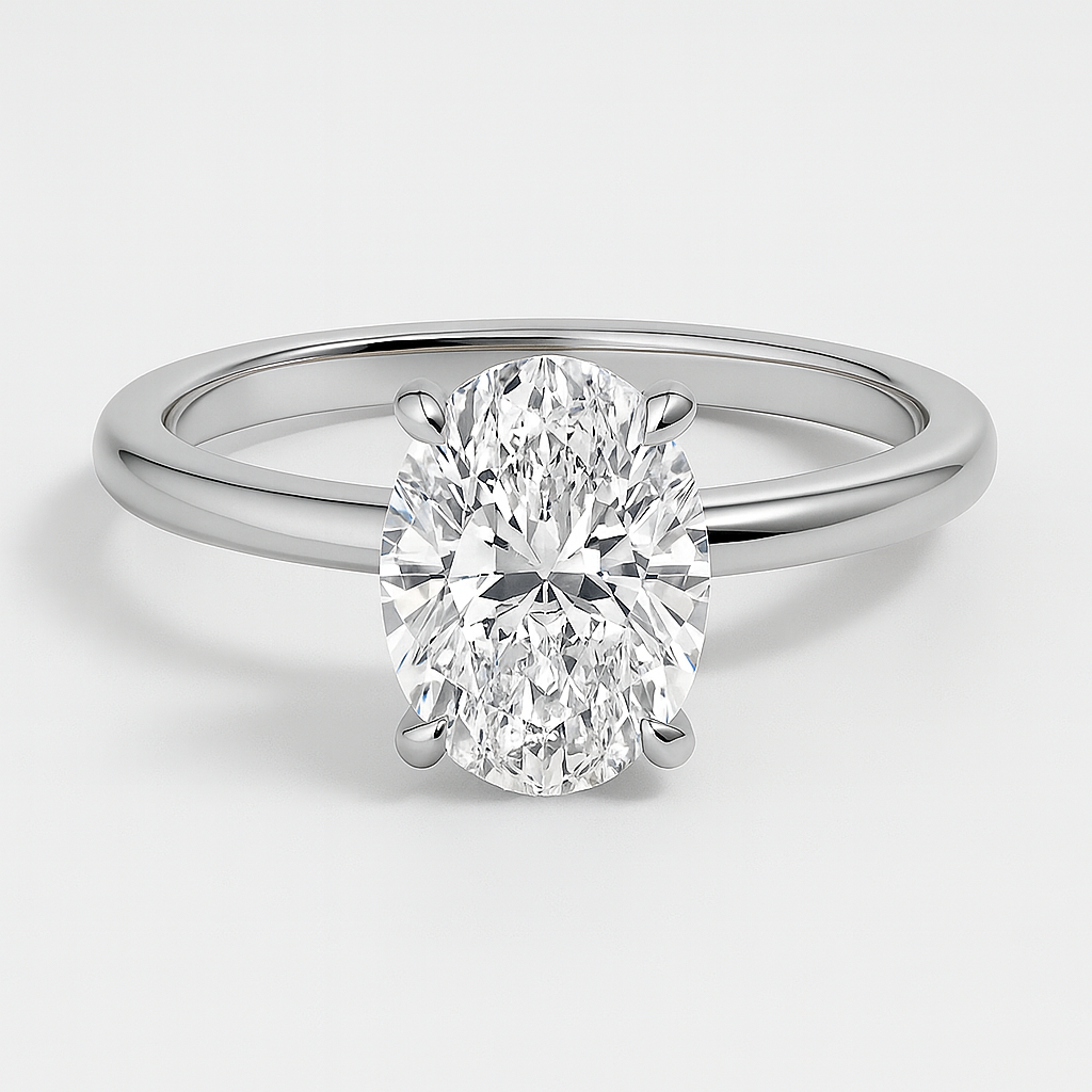 GAIA | Anillo solitario oval