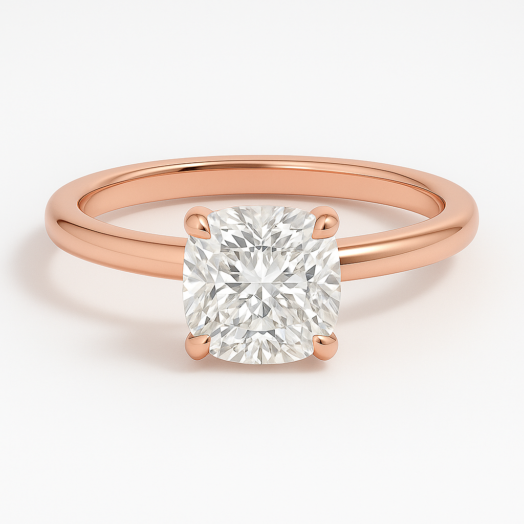 GAIA | Anillo solitario cojín