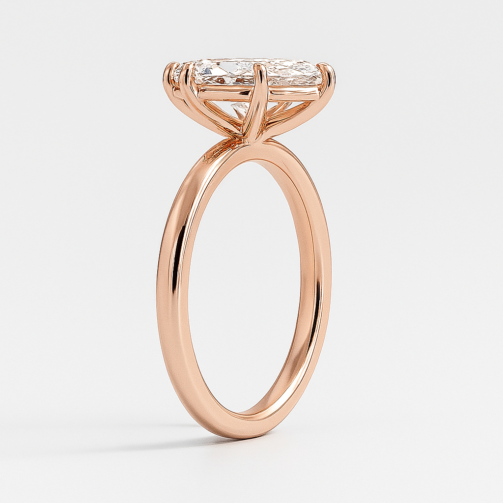 GAIA | Anillo solitario marquesa
