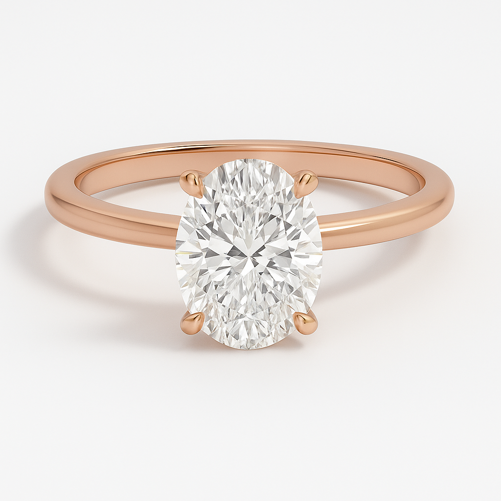 GAIA | Anillo solitario oval