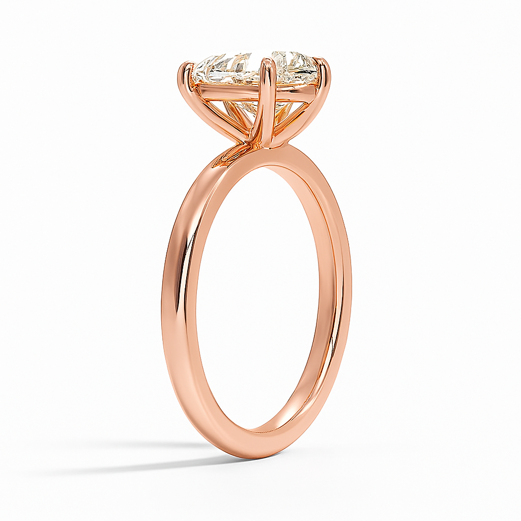 GAIA | Anillo solitario pera