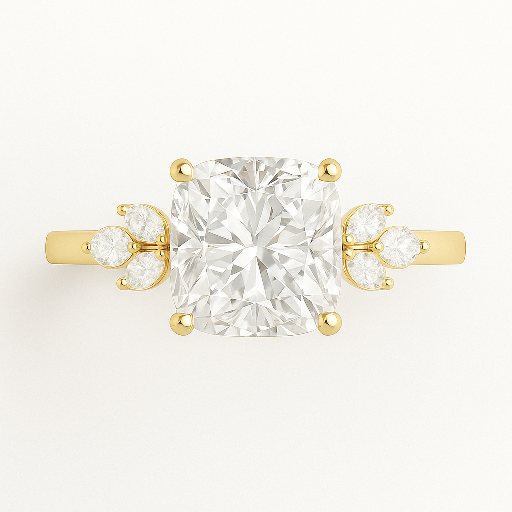 VESTA | Anillo clúster cojín