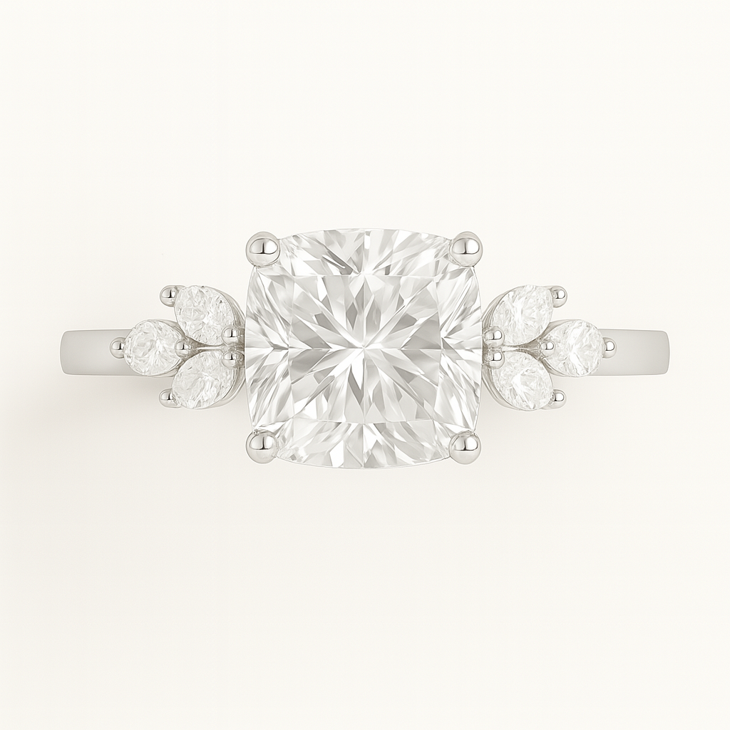 VESTA | Anillo clúster cojín