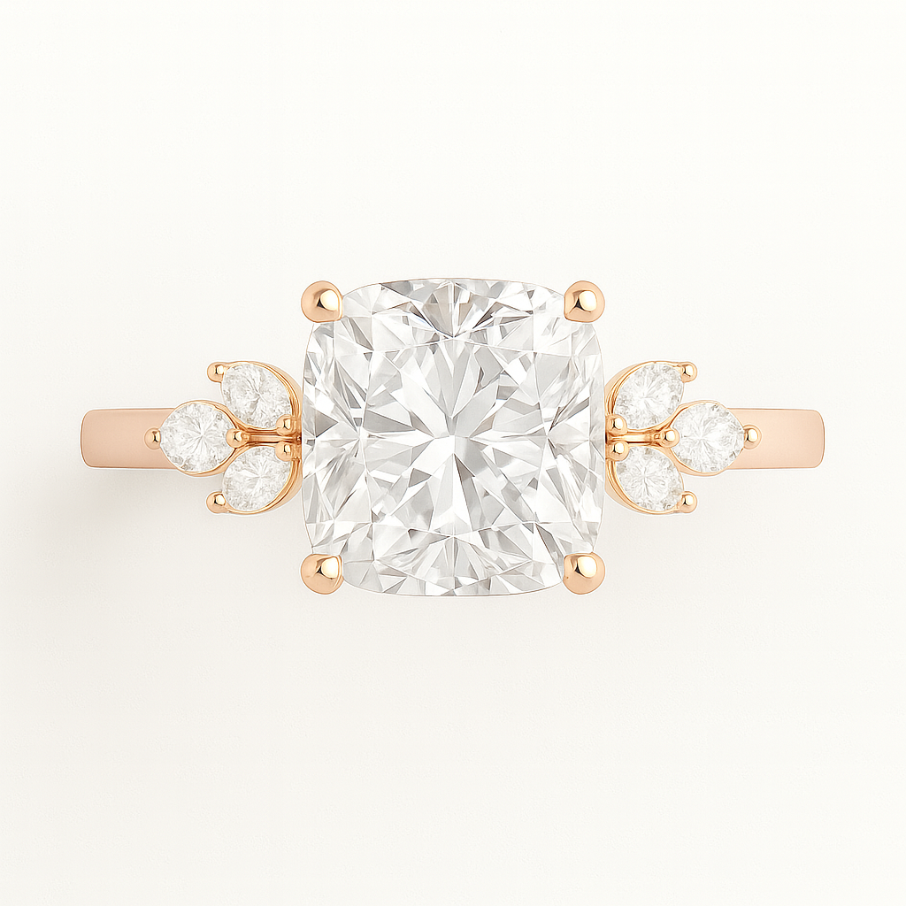 VESTA | Anillo clúster cojín