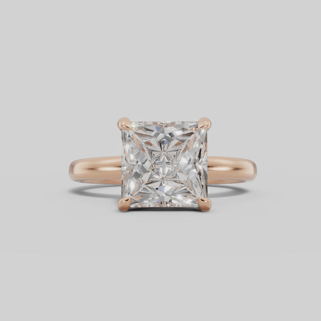 GAIA | Anillo solitario princesa