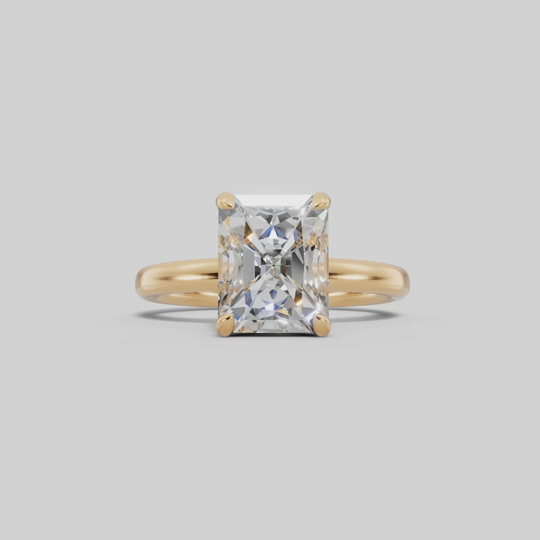 GAIA | Anillo solitario radiante