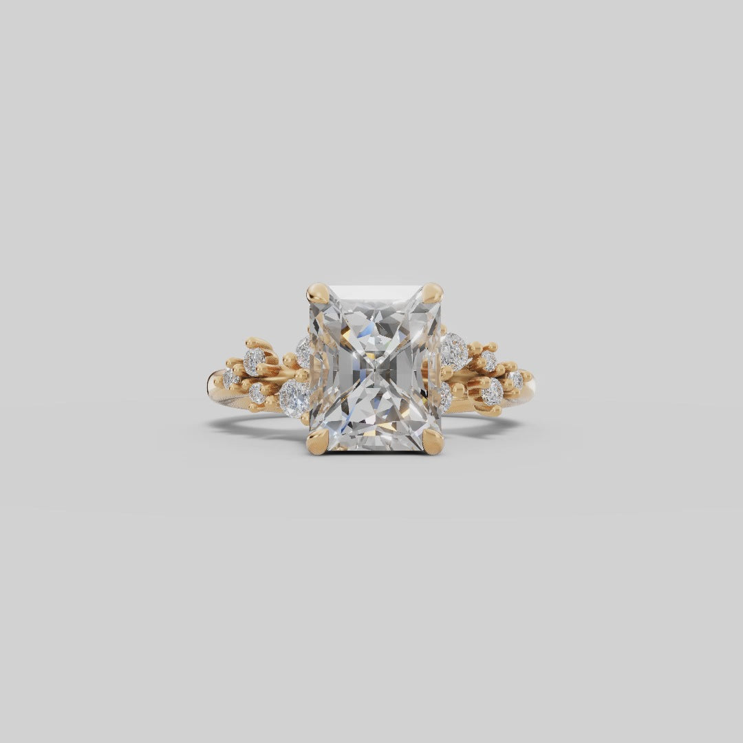 JASMINE | Anillo clúster radiante