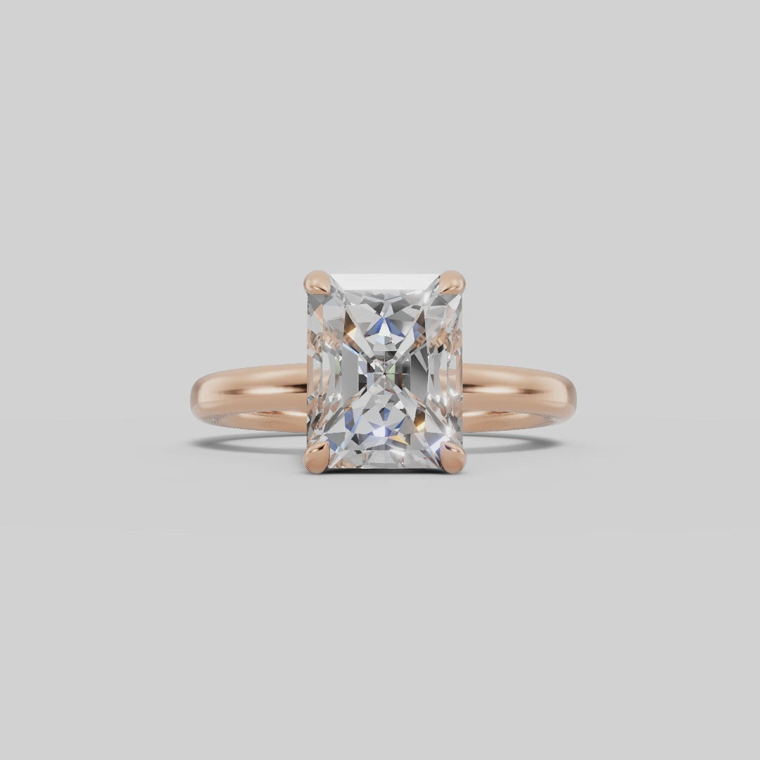 GAIA | Anillo solitario radiante