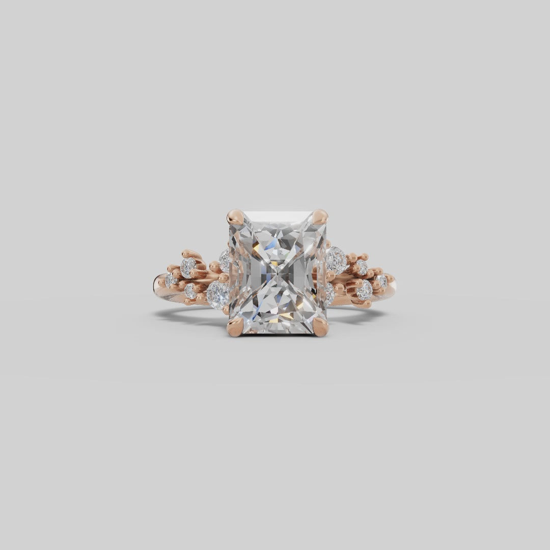 JASMINE | Anillo clúster radiante