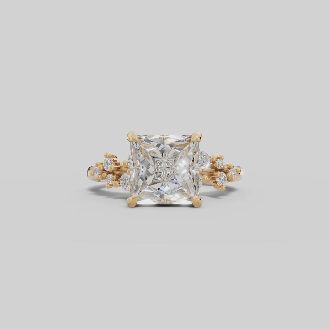 JASMINE | Anillo clúster princesa