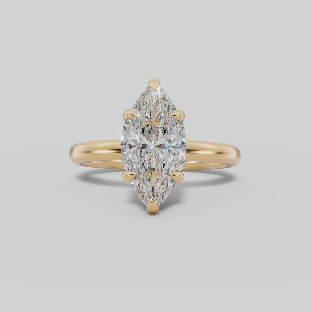 GAIA | Anillo solitario marquesa