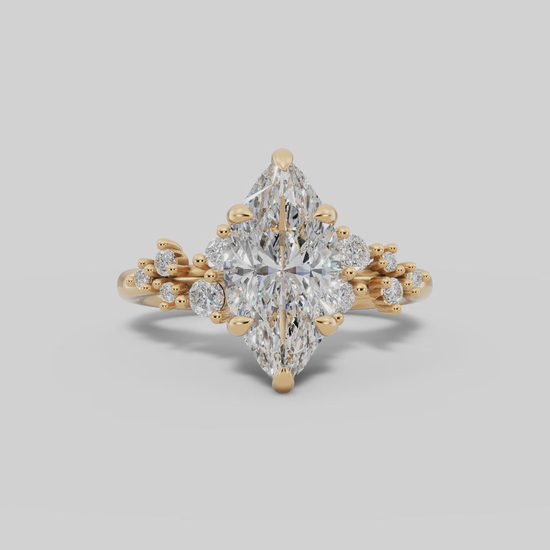 JASMINE | Anillo clúster marquesa