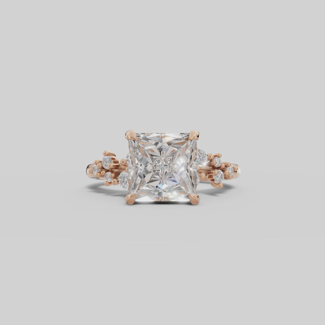 JASMINE | Anillo clúster princesa