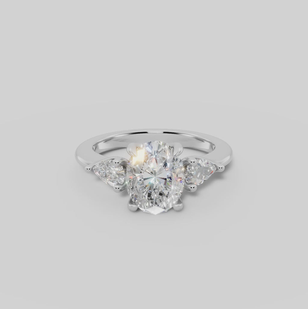 ELARA | Anillo trilogía oval