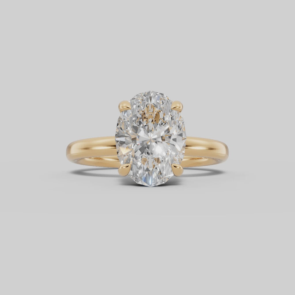GAIA | Anillo solitario oval